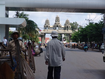 Kambodscha von der Thailndischen Seite aus.