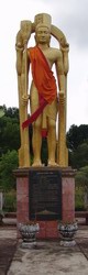 Sihanouk Ville Stadt Ausgang, Monument - Orginal befindet sich im National Museum in Phnom Penh