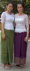 Kambodschanerinnen am Wat Lanka
